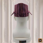 Yoruba Abetiaja Cap, ALAARI Aso Oke Fila, Nigerian Traditional Hat, Tribal Ceremonial Headpiece