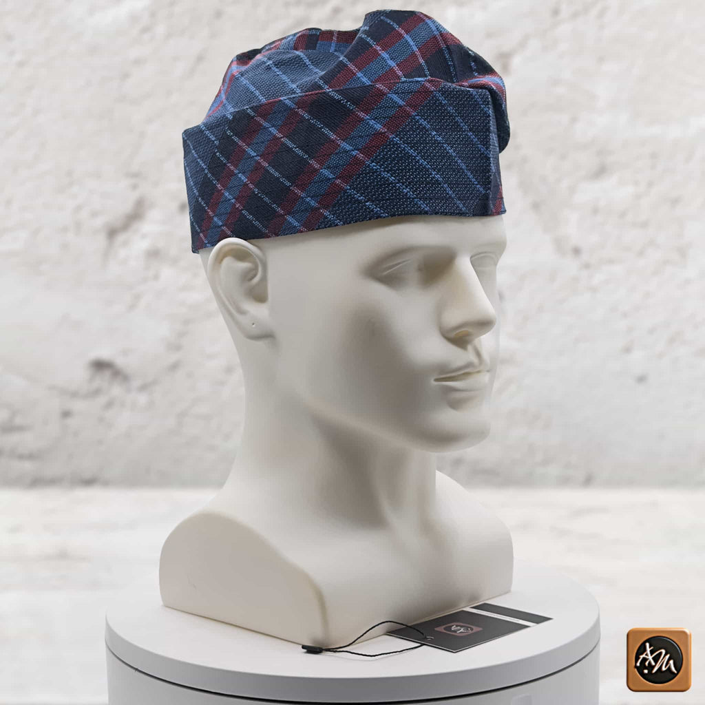 Yoruba Aso Oke Fila: African Men's Traditional Gobi Cap