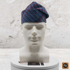 Yoruba Aso Oke Fila: African Men's Traditional Gobi Cap