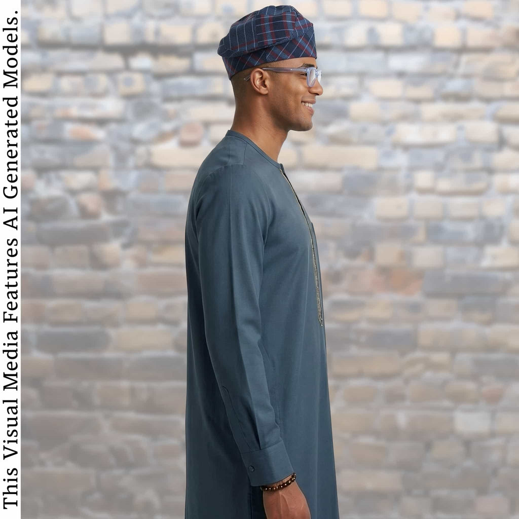 Yoruba Aso Oke Fila: African Men's Traditional Gobi Cap