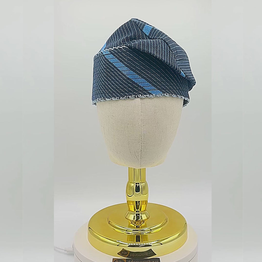 DURO Knitted Yoruba Aso Oke Fila