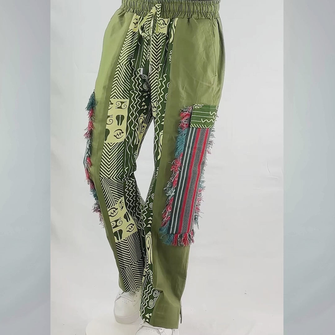 Men CROCODILE Baggy Aura Pant