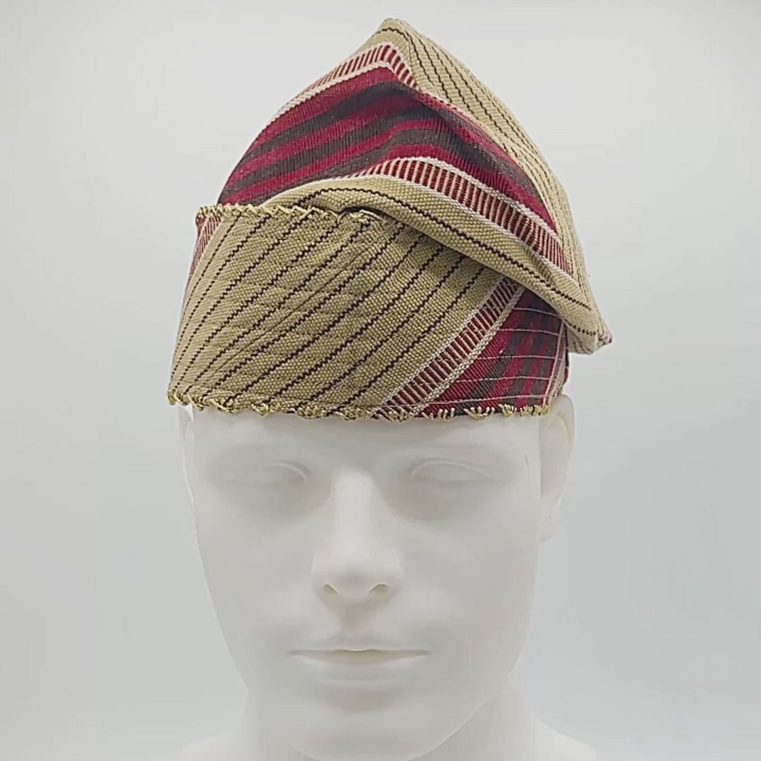 ARERE Knitted Yoruba Aso Oke Fila