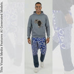 African Ankara Print Harem Pants: Men's Boho Aladdin Trousers