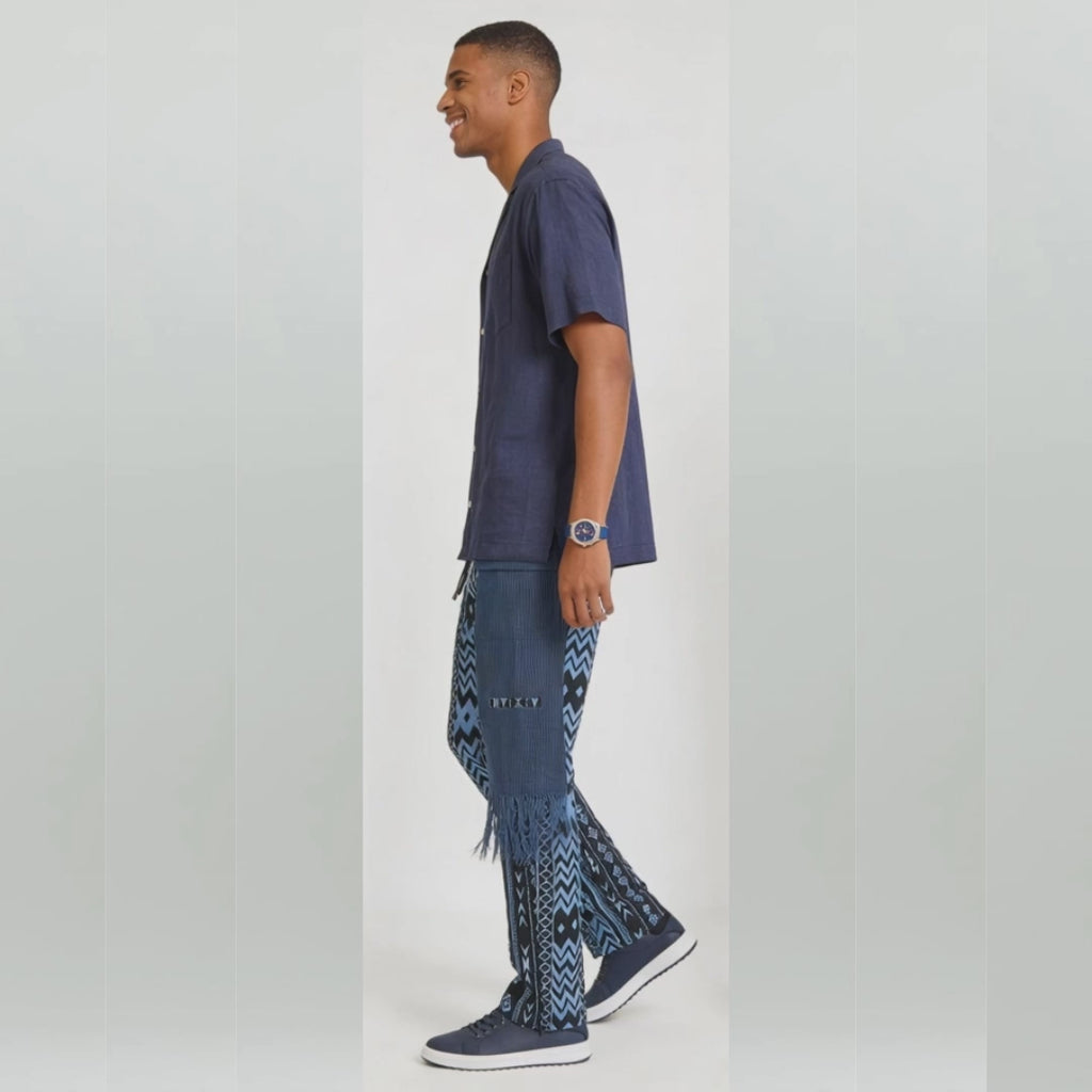 Men's Ankara Patchwork Trousers